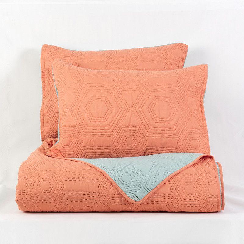 Quilt MF 1.5 P  Naranjo-Verde-1