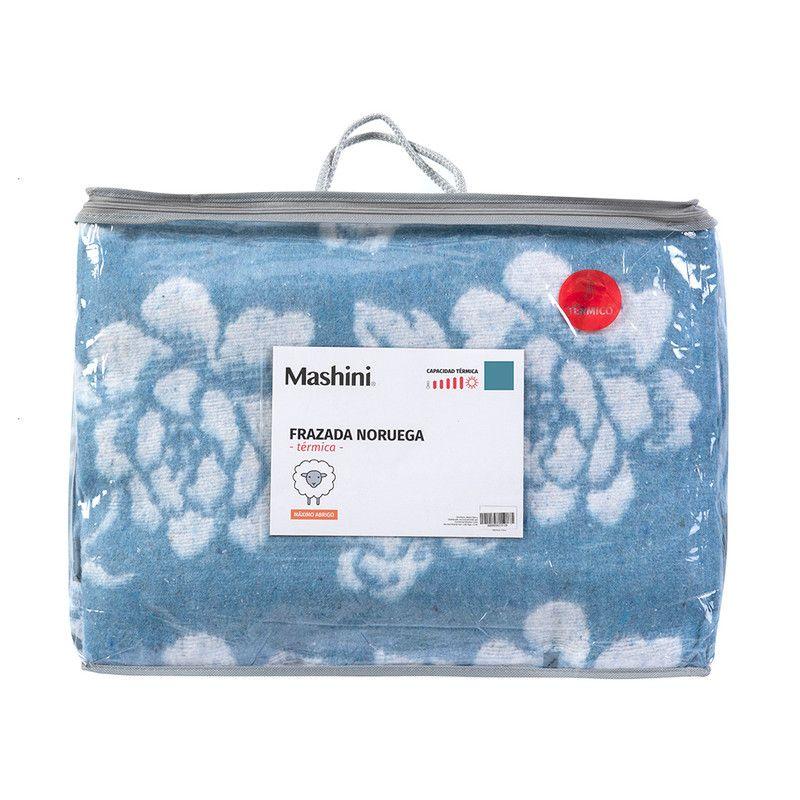 Frazada Térmica Noruega King Celeste-2