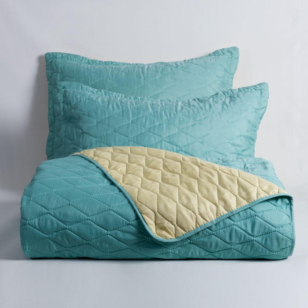 Quilt MF 2 Plazas Centralia Amarillo-Turquesa-4