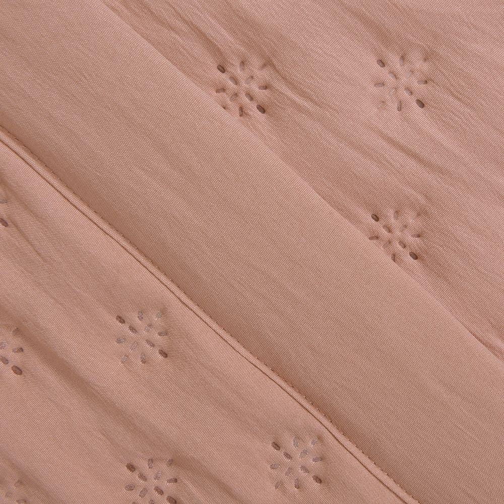 Quilt Ultrasonico liso rosado 1.5 p-1