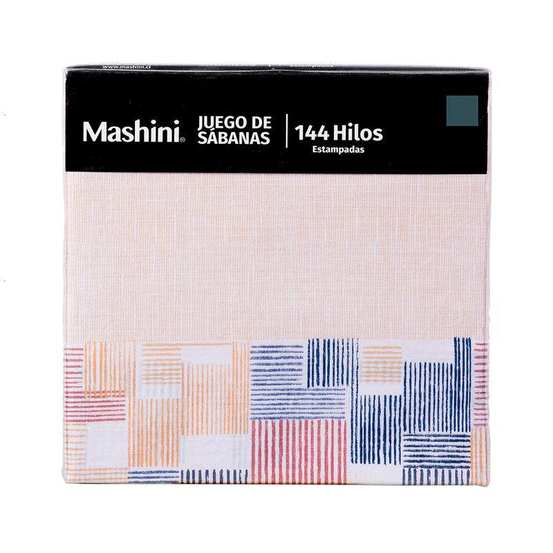 Sábana Estampada  144 Hilos 2 P Bari-2