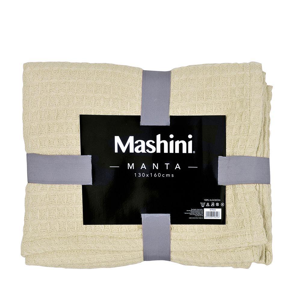 Manta Algodon Waffle 130x160 cm Arena Mashini-2