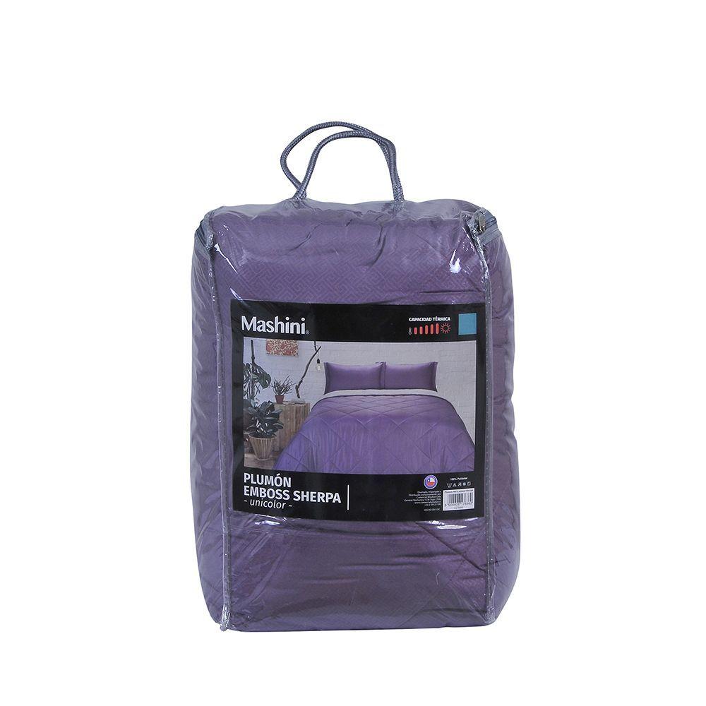 Plumon MF Emboss+Sherpa 2 P Morado-2