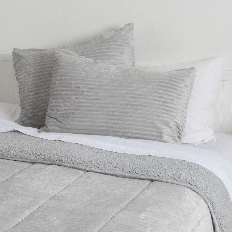 Plumon Corduroy Coral Sherpa 2 P Gris esp-2