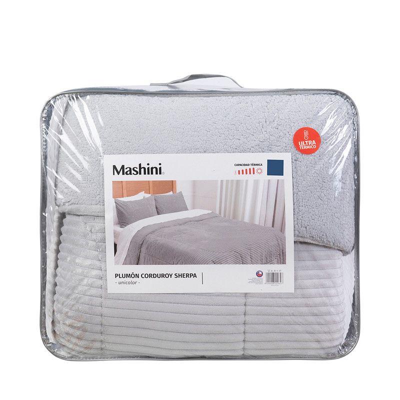 Plumon Corduroy Coral Sherpa 2 P Gris esp-3