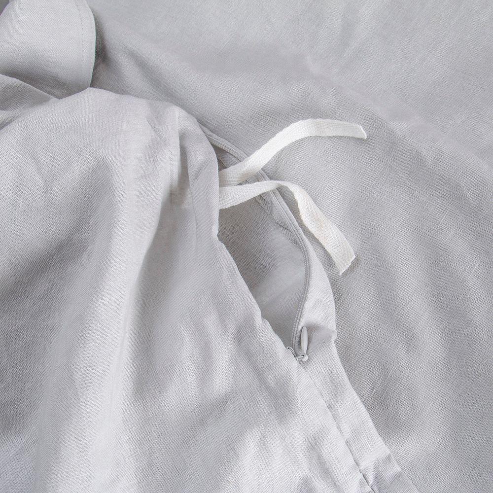 Cubreplumón lino King gris claro Fabrics-1