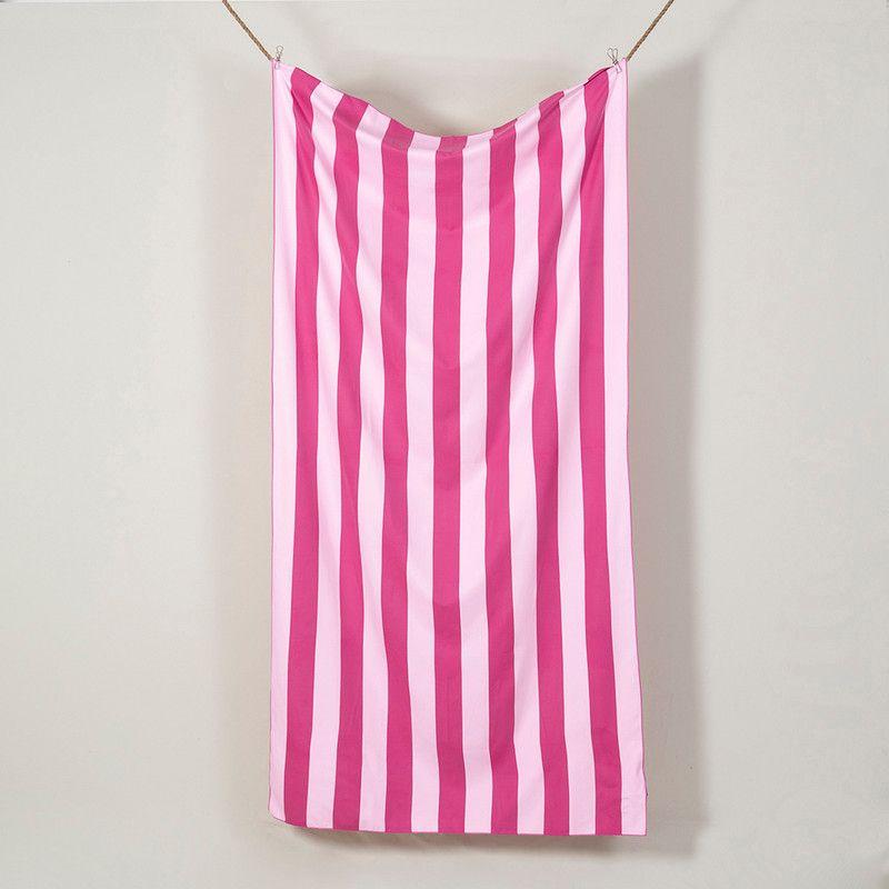 Toalla Playa MF Rayas 90x180 Fucsia-1