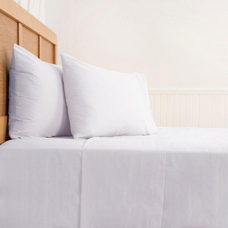 Sábana 180H Lisa 2 P Blanco-3