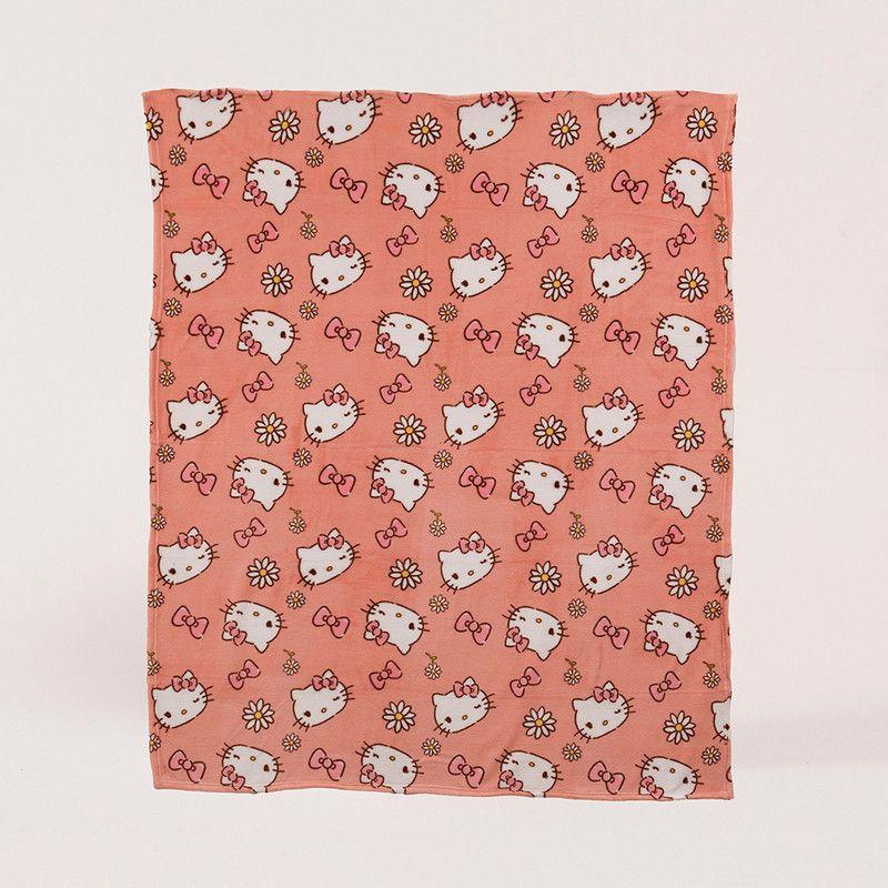 Manta Coral 127x152 cms Hello Kitty-0