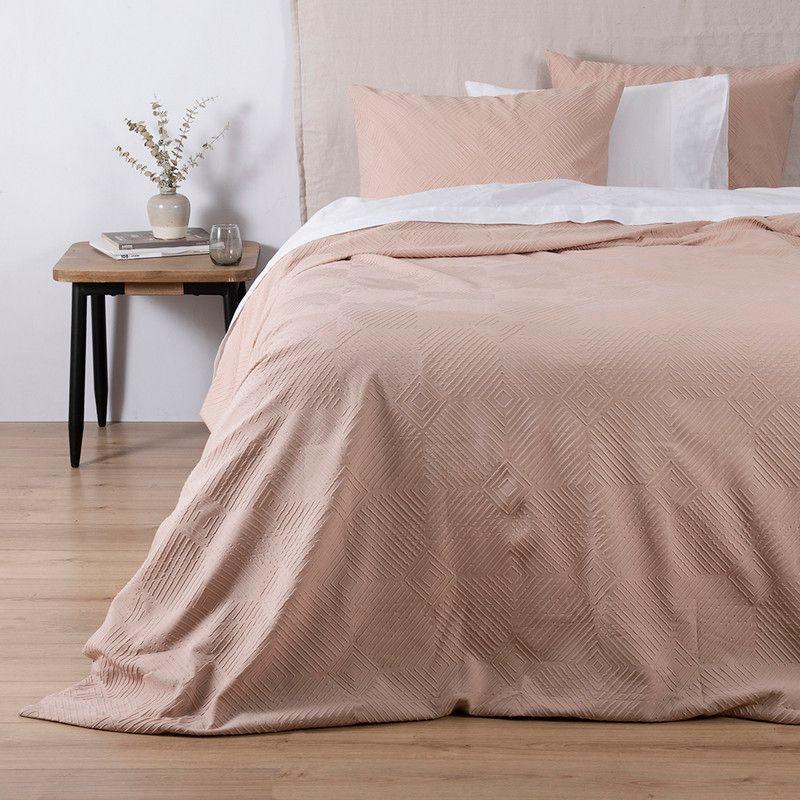 Funda Plumon Geo King Nude-0