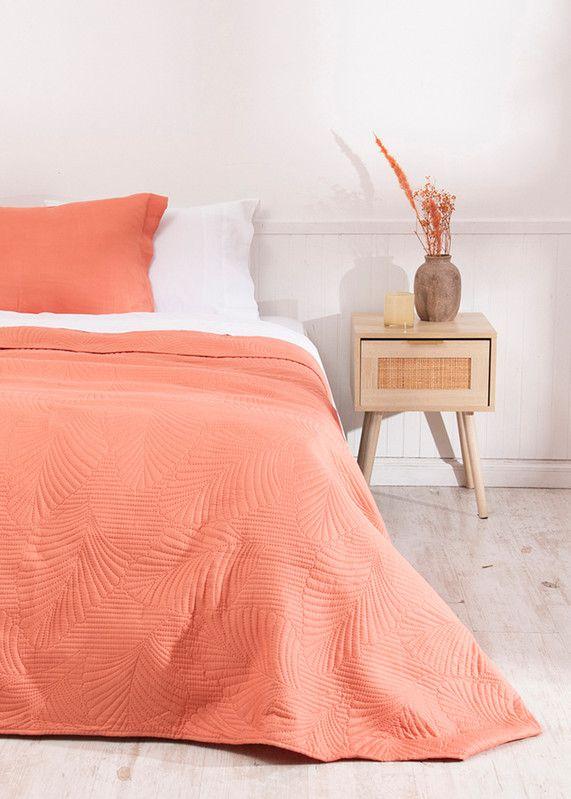 Quilt Cordoba lisa 1.5 P Naranjo-0