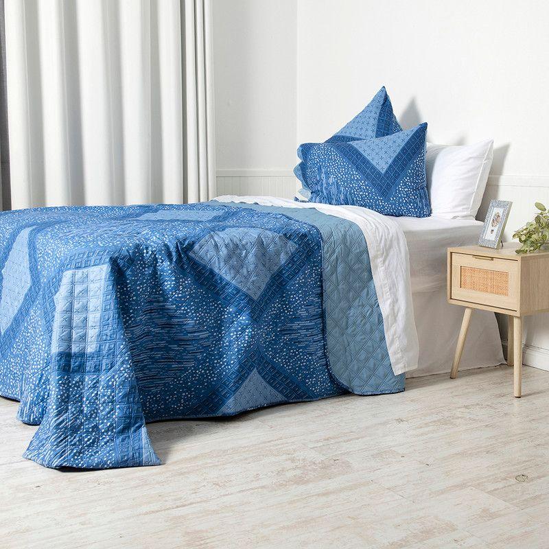 Quilt MF Estampado  1.5 P Rombos-1