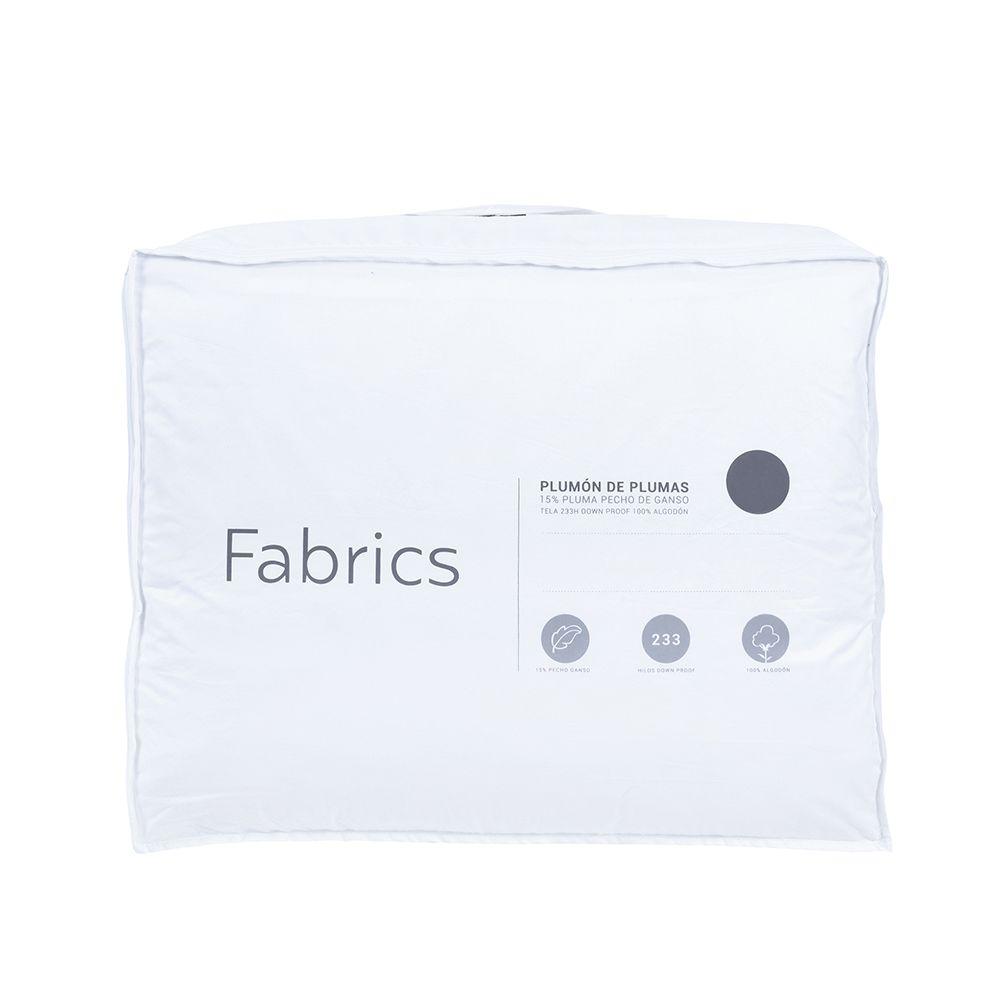 Plumón Pluma15% King Blanco Fabrics-2