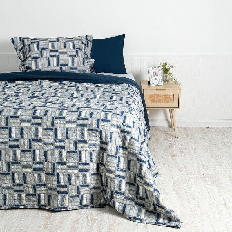 Set Quilt + Sabana Estampada 1.5 P Yuka-0