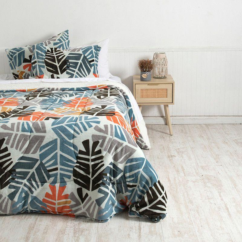 Plumon Coral print Sherpa King Novo-0