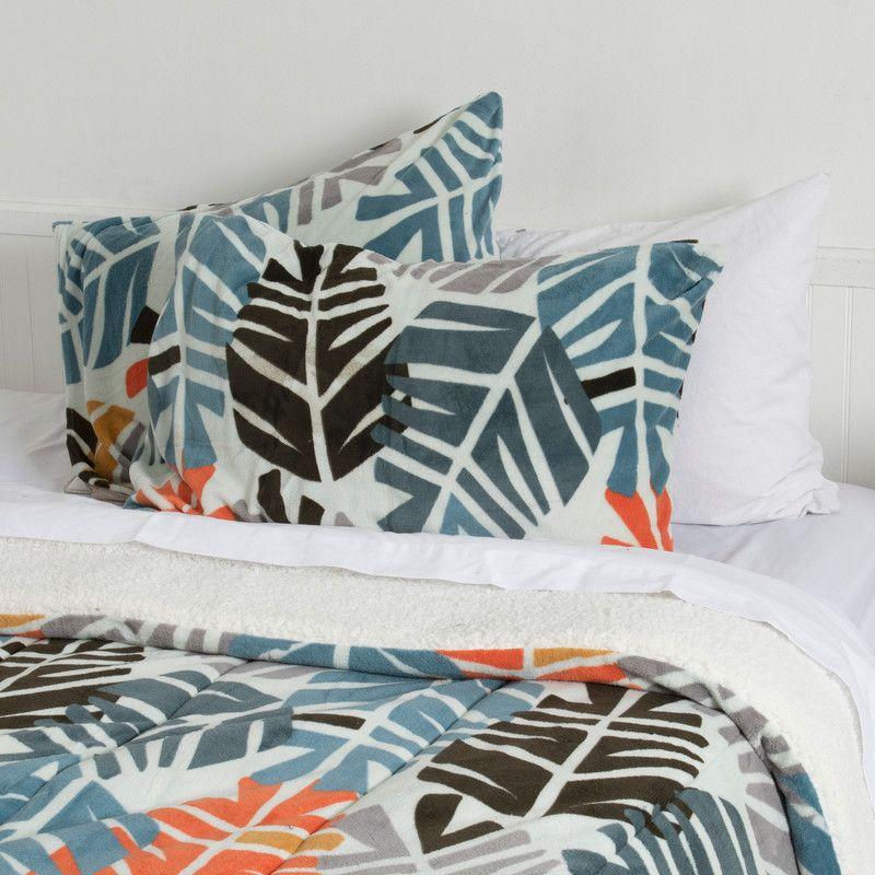 Plumon Coral print Sherpa King Novo-2