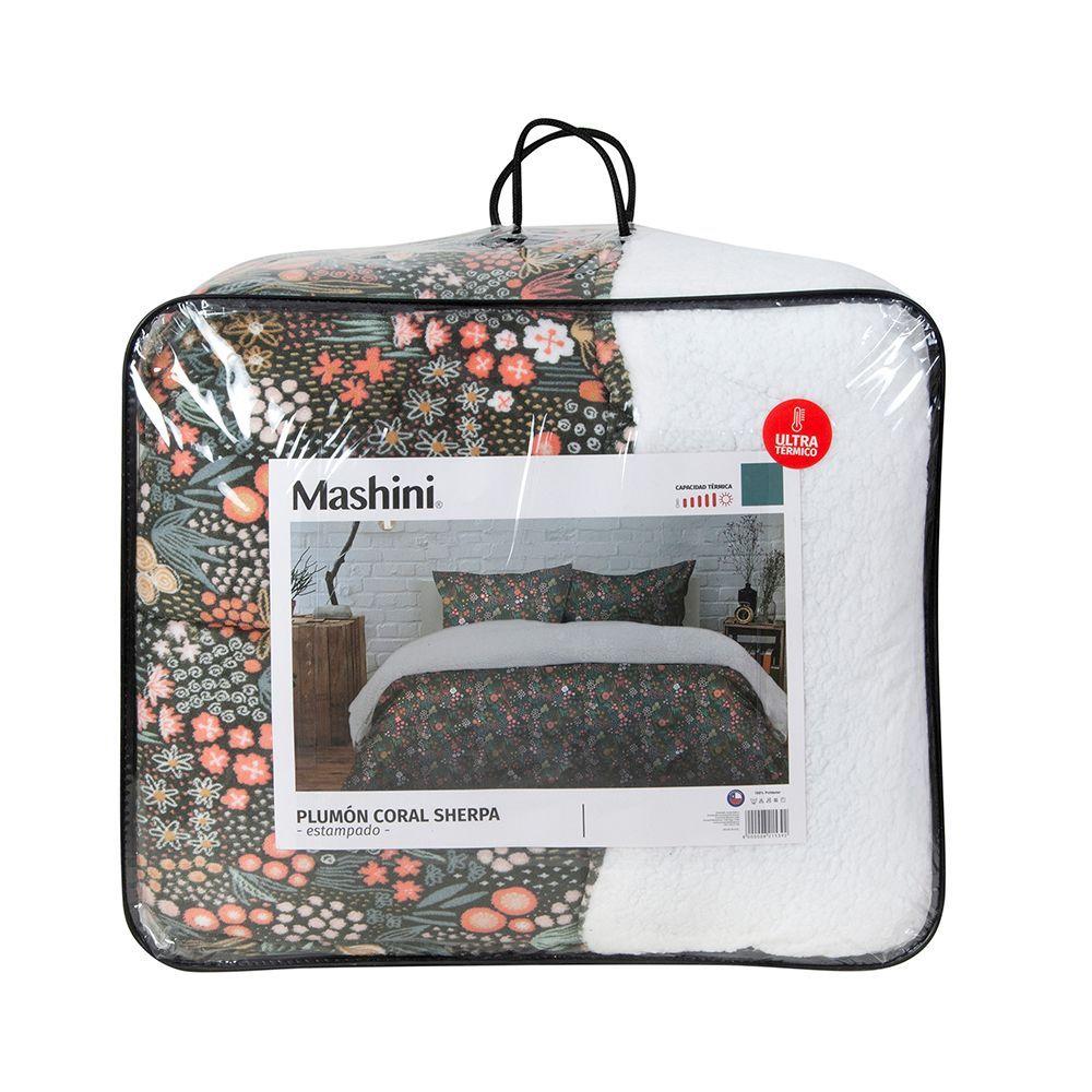 Plumon Coral print Sherpa 2 P Baysan-3