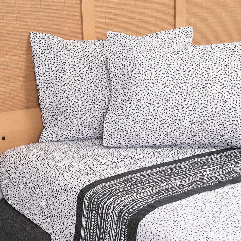 Sábana Estampada 144 H King Geometric-2