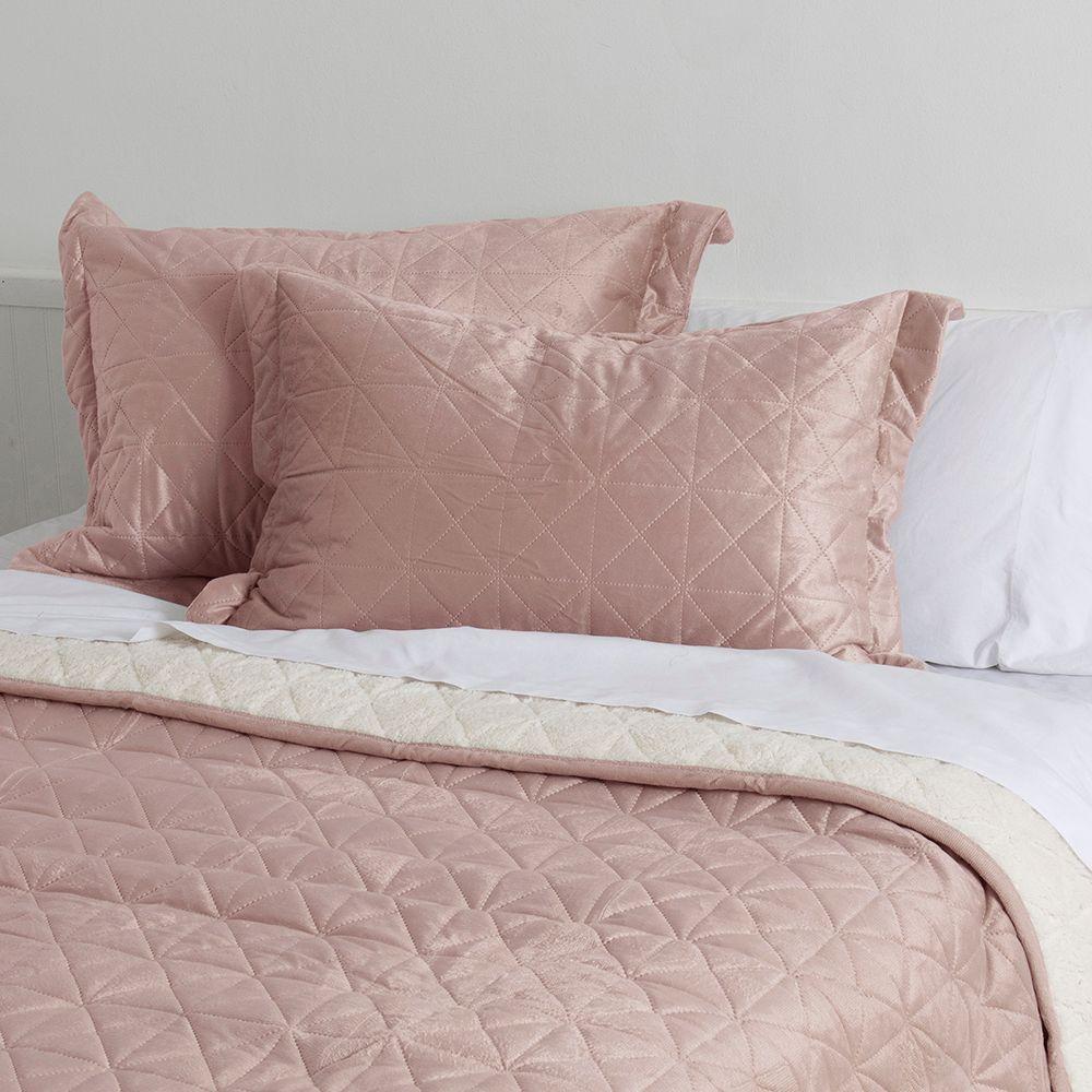 Quilt Velvet Sherpa 2 P Camel-3