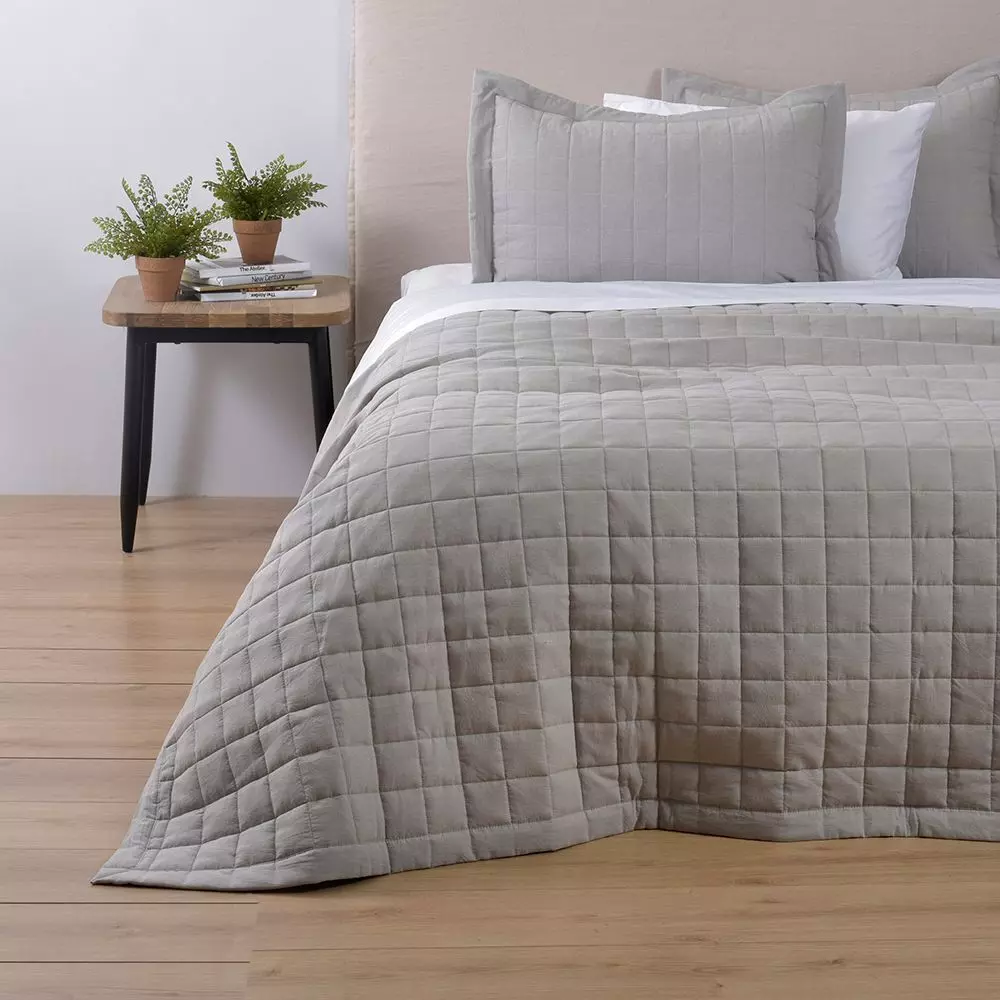 Cubrecama quilt melange King Perla-0