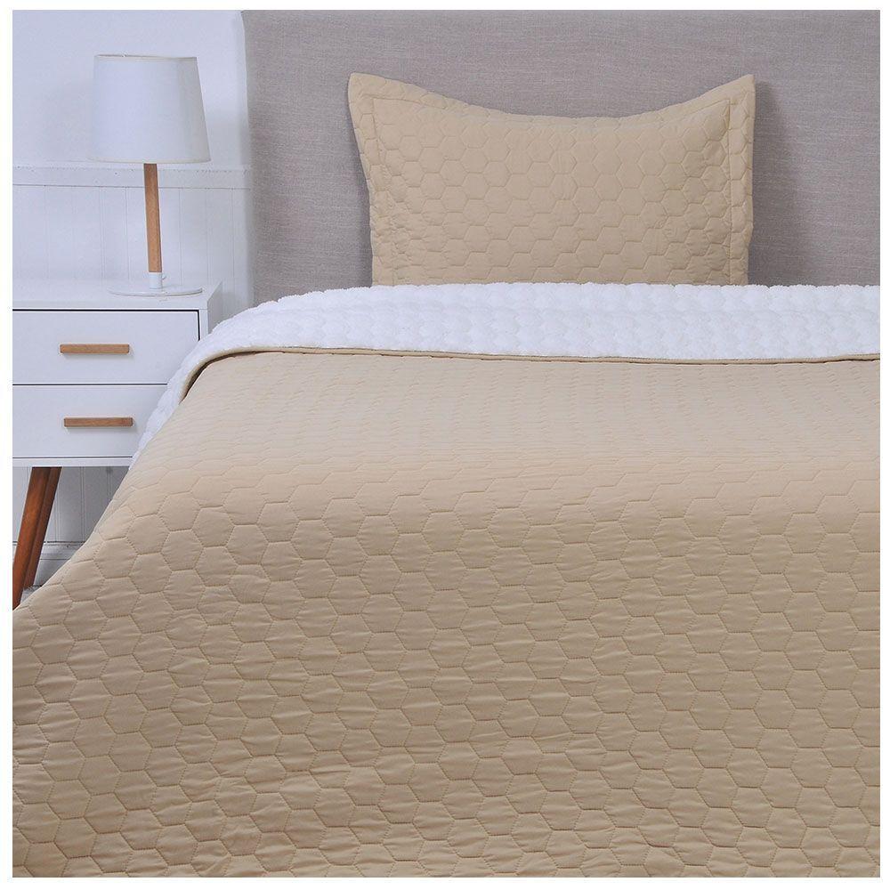 Quilt Sherpa 1.5 Plazas Beige-0