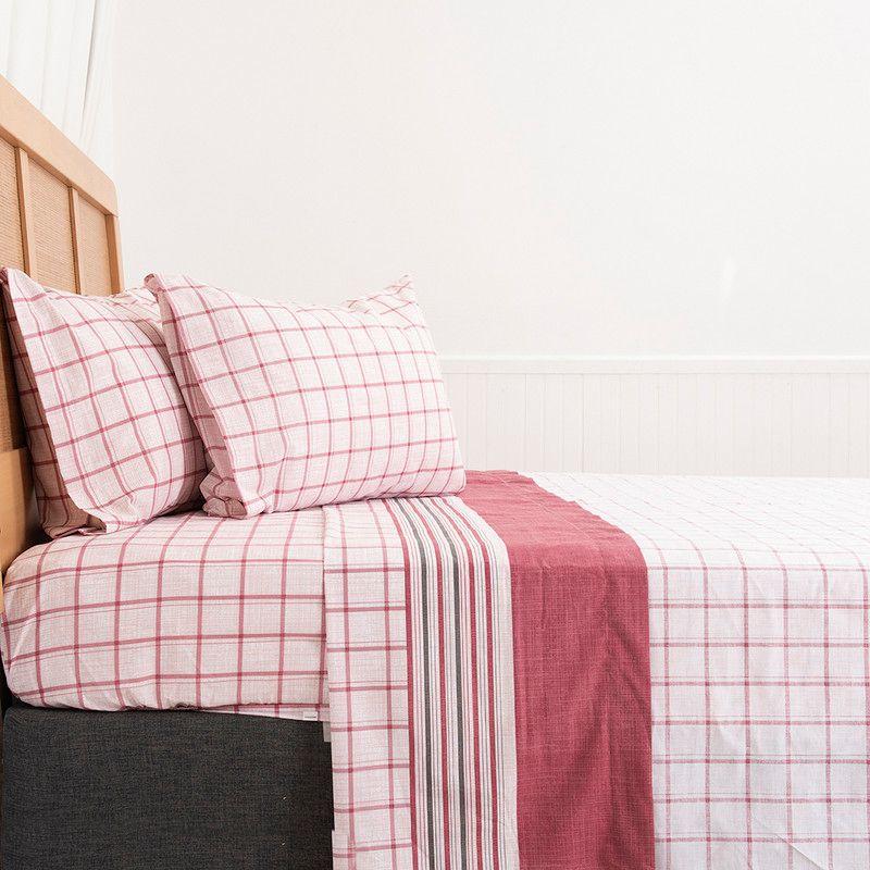 Sábana Estampada 144 H 2 P Tartan-2