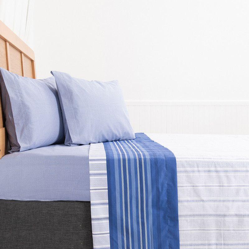 Sábana Estampada 144 H King Lines-3