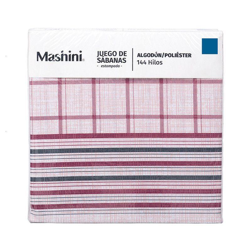 Sábana Estampada 144 H 1.5 P Tartan-4