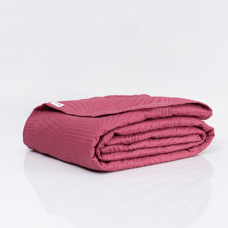 Quilt Cordoba lisa 1.5 P Burdeo-3
