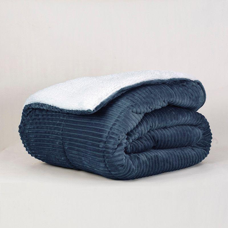 Plumon Corduroy Coral Sherpa 2 P Azul-2