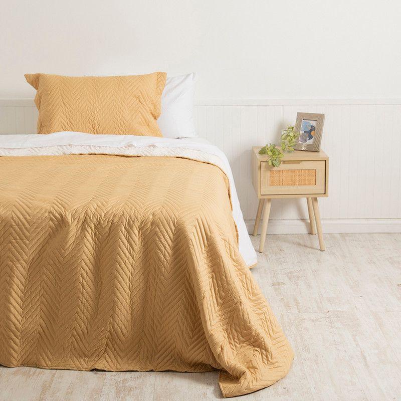 Quilt Mf. Sherpa 1.5 Plazas Amarillo-0