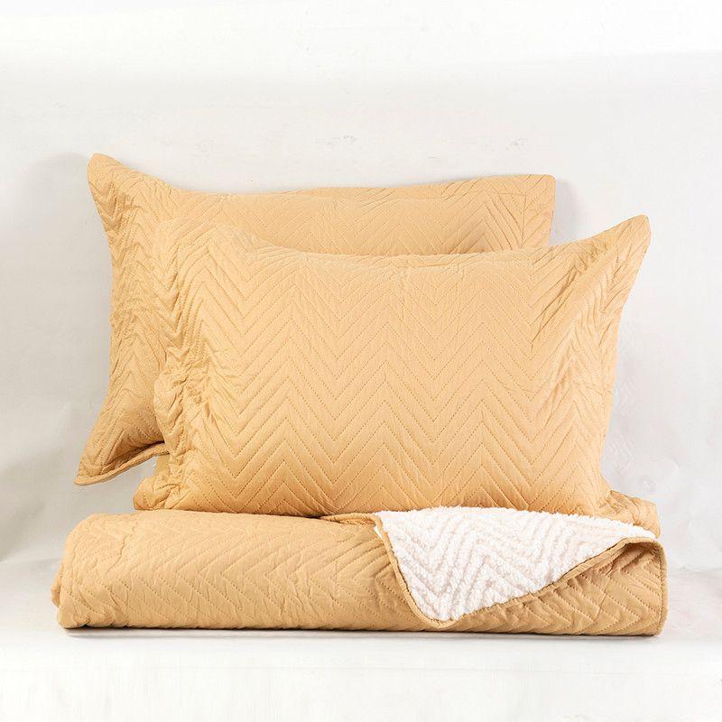 Quilt Mf. Sherpa 1.5 Plazas Amarillo-1
