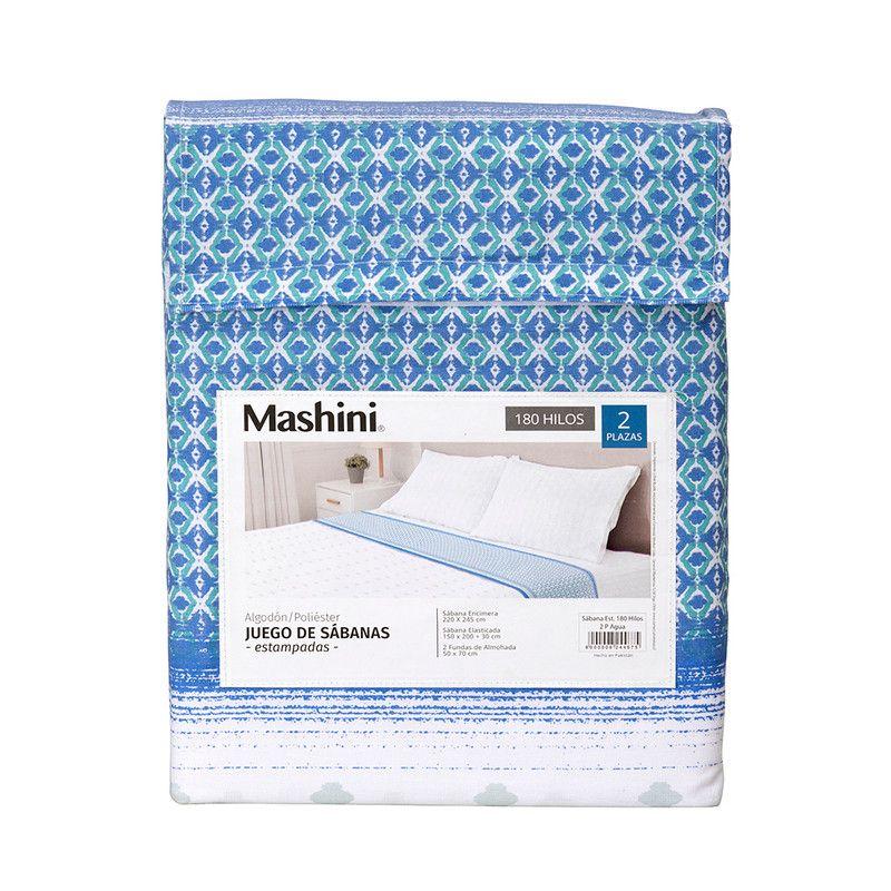 Sábana Mashini 180 Hilos 2 P Agua-4