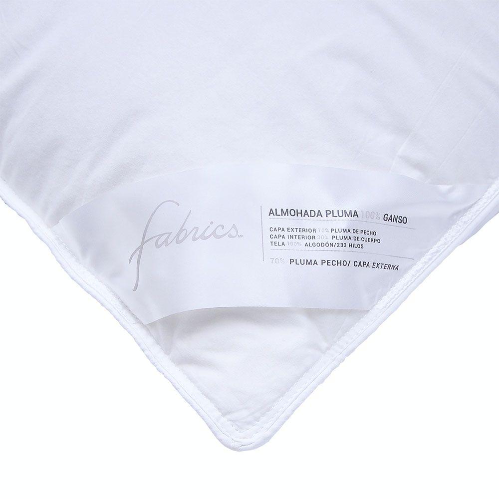 Almohada pluma Ganso 50x70cms Fabrics-1