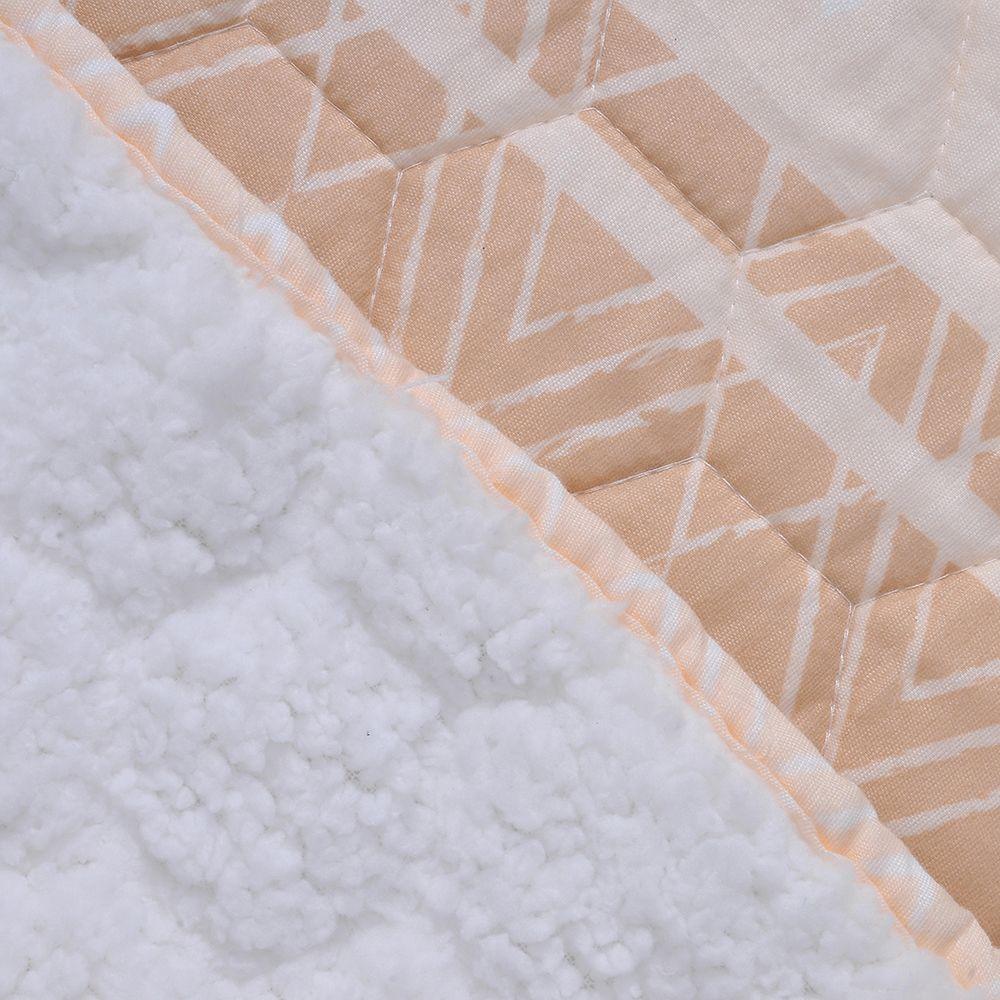 Quilt Sherpa Est. King Peach-1