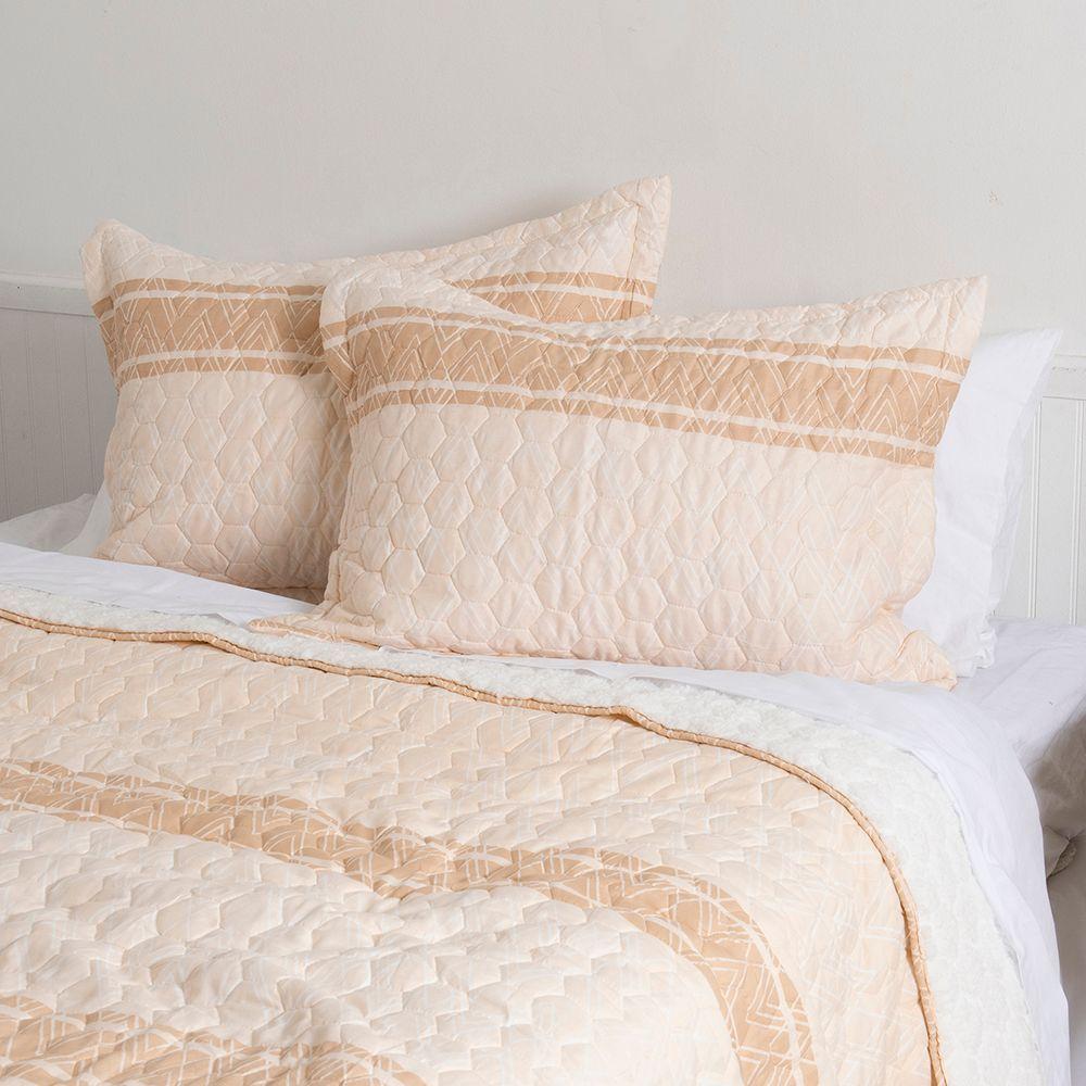 Quilt Sherpa Est. King Peach-3