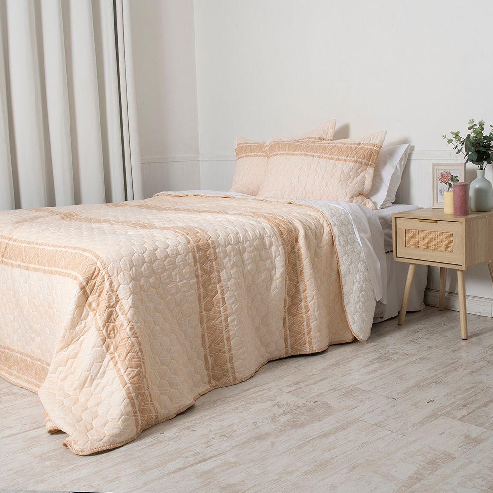 Quilt Sherpa Est. King Peach-2