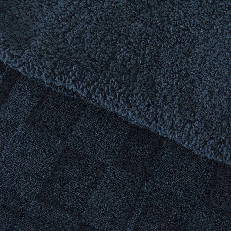 Plumon JQD Sherpa King Cuadrado Azul-1