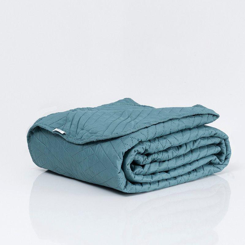 Set Quilt Liso+ Sabana Liso 1.5 P Verde-3