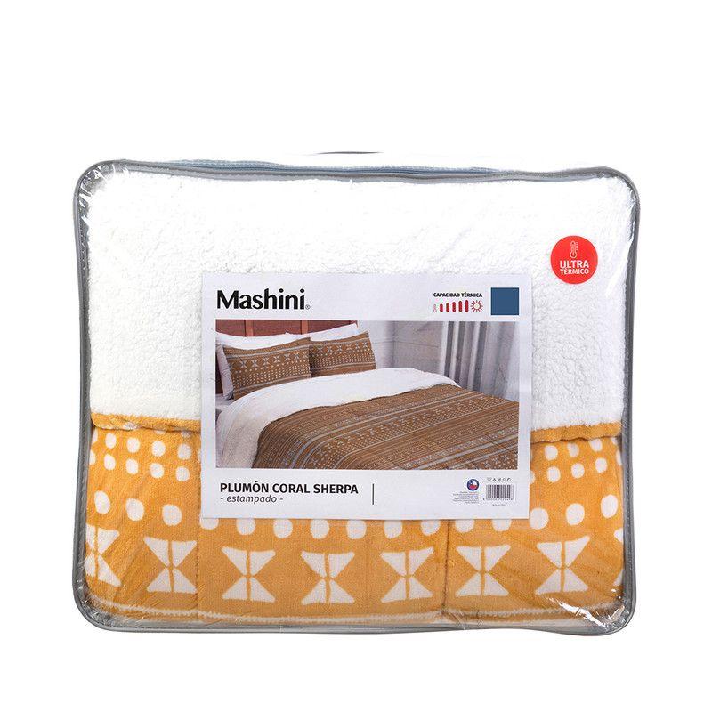 Plumon Coral print Sherpa 2 P Adis-3