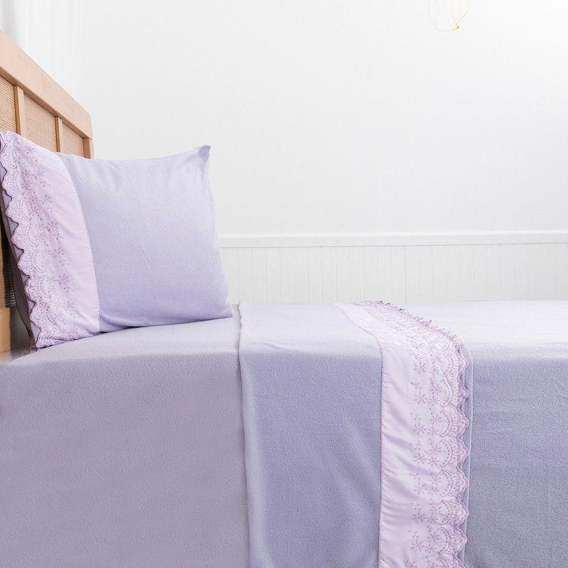 Sabana Polar Lisa Broderie 1.5 P Morado-2