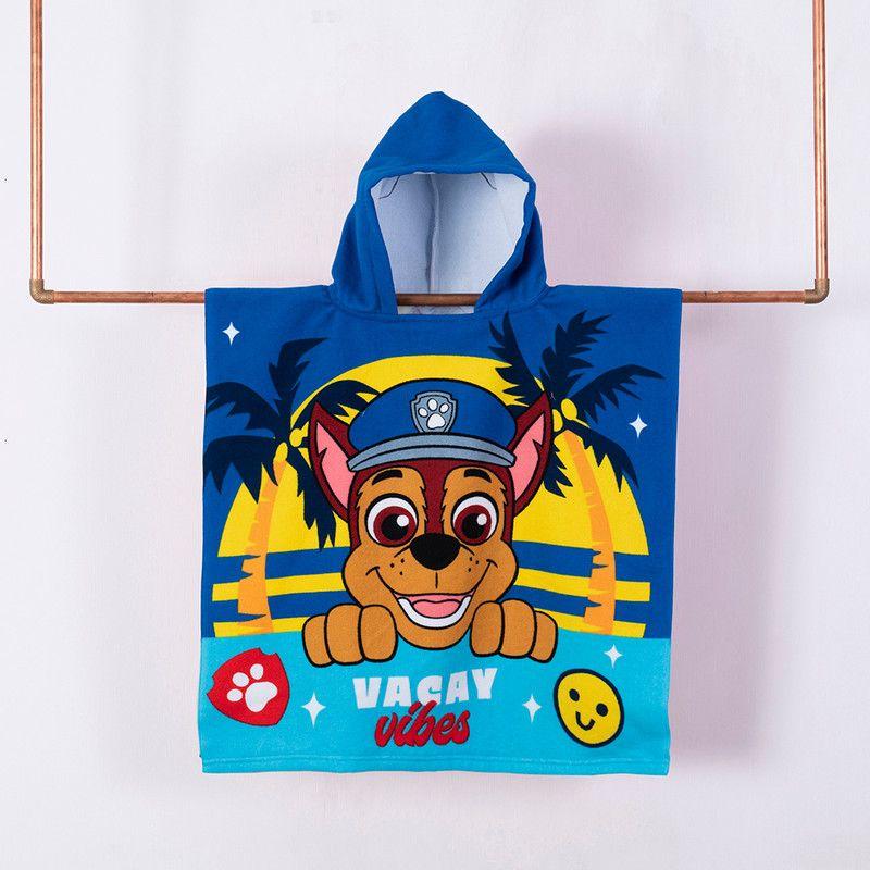 Toalla Playa Capucha MF 60x120 Paw Patrol Vacay-0