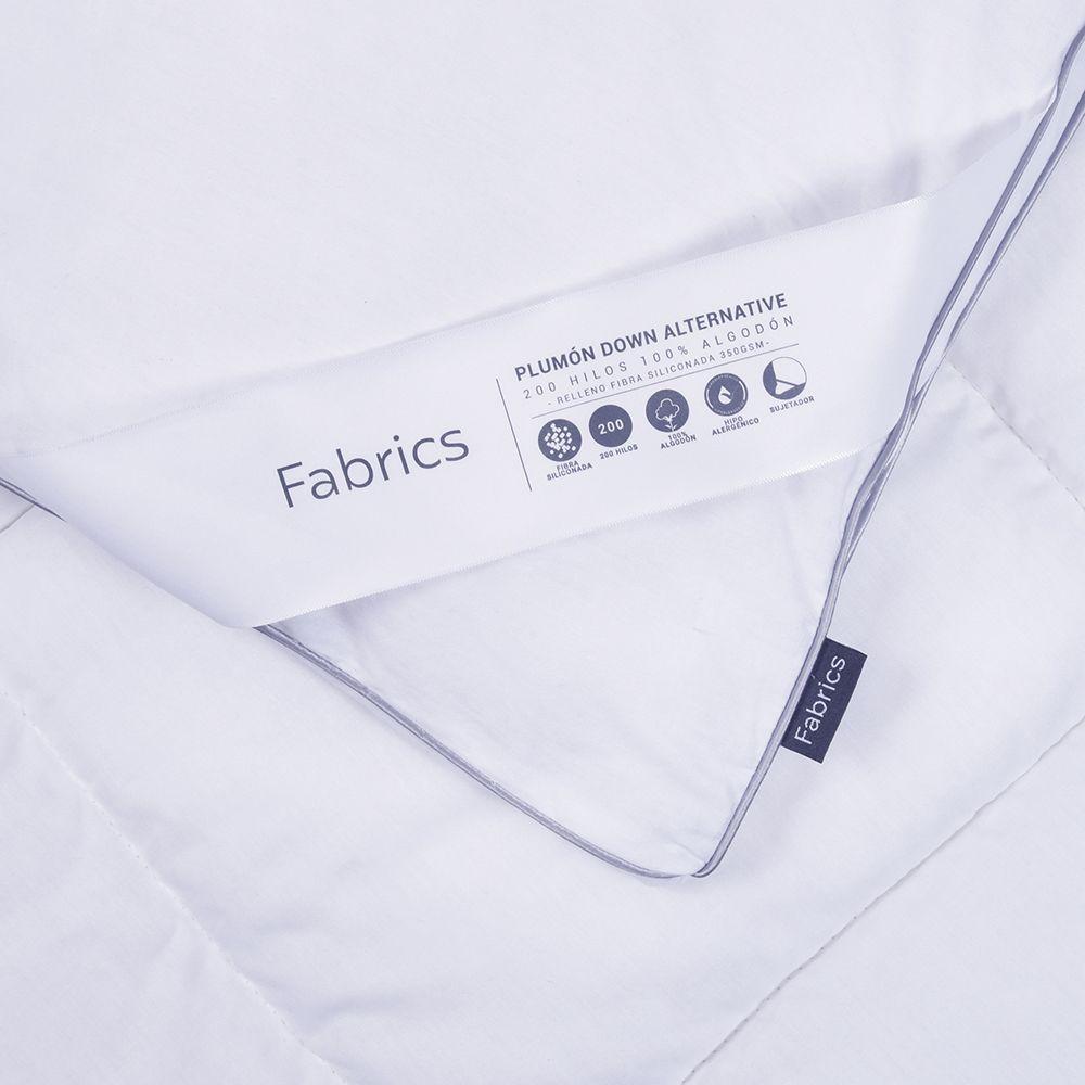 Plumón Down alternative Fabrics 1.5 P Blanco-1