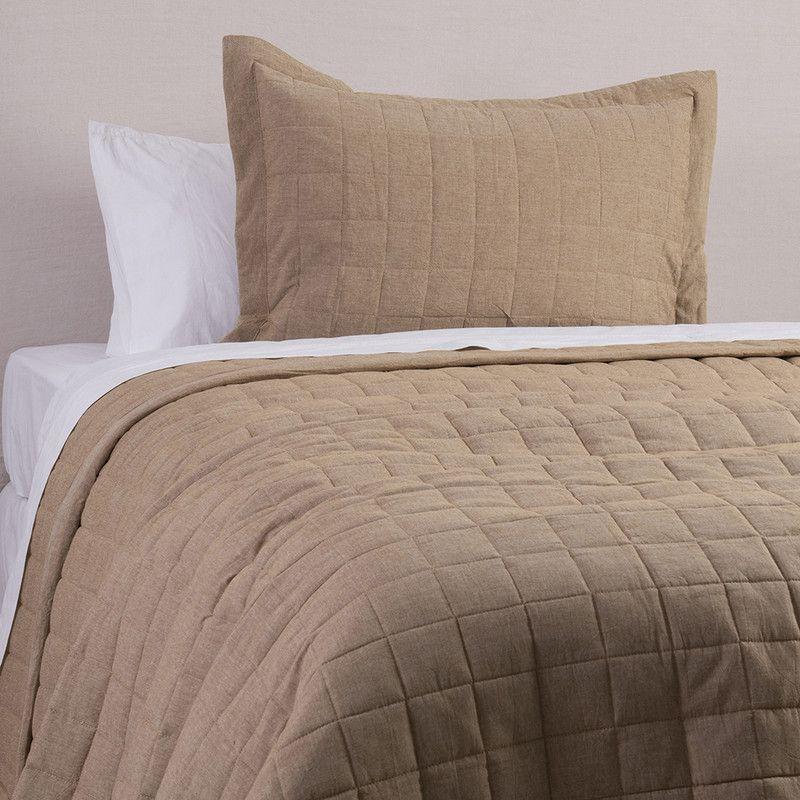 Cubrecama quilt oxford 1.5 PL Ocre-0