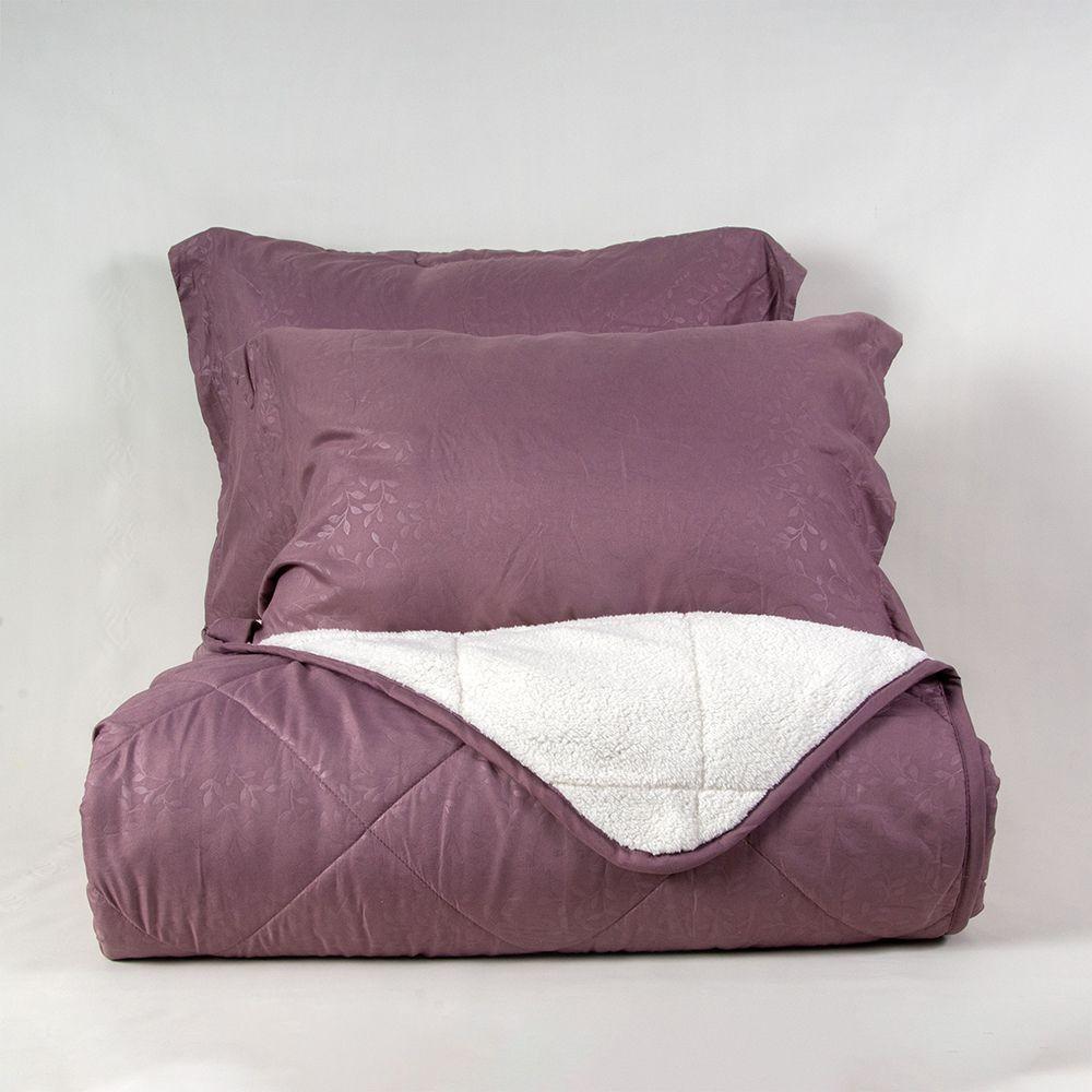 Plumon MF Emboss+Sherpa King Morado-1