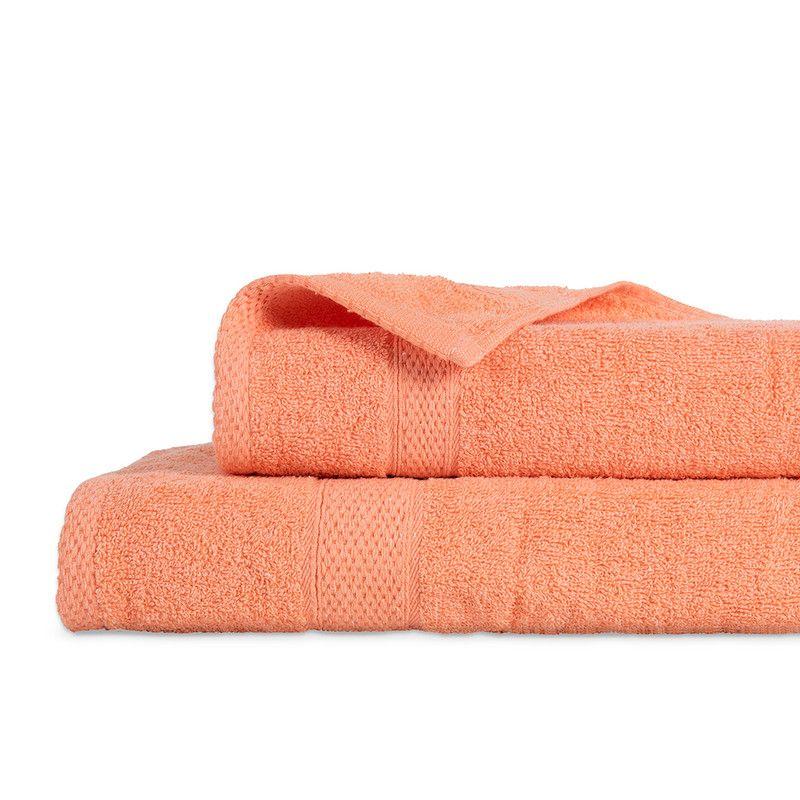Set 2 toallas Colorix 400gsm Coral-0