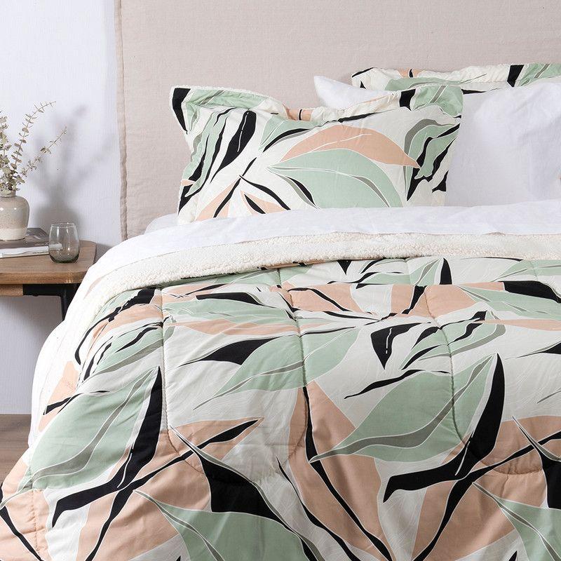 Plumon Est Sherpa Leaf 2 Pl Turquesa-1