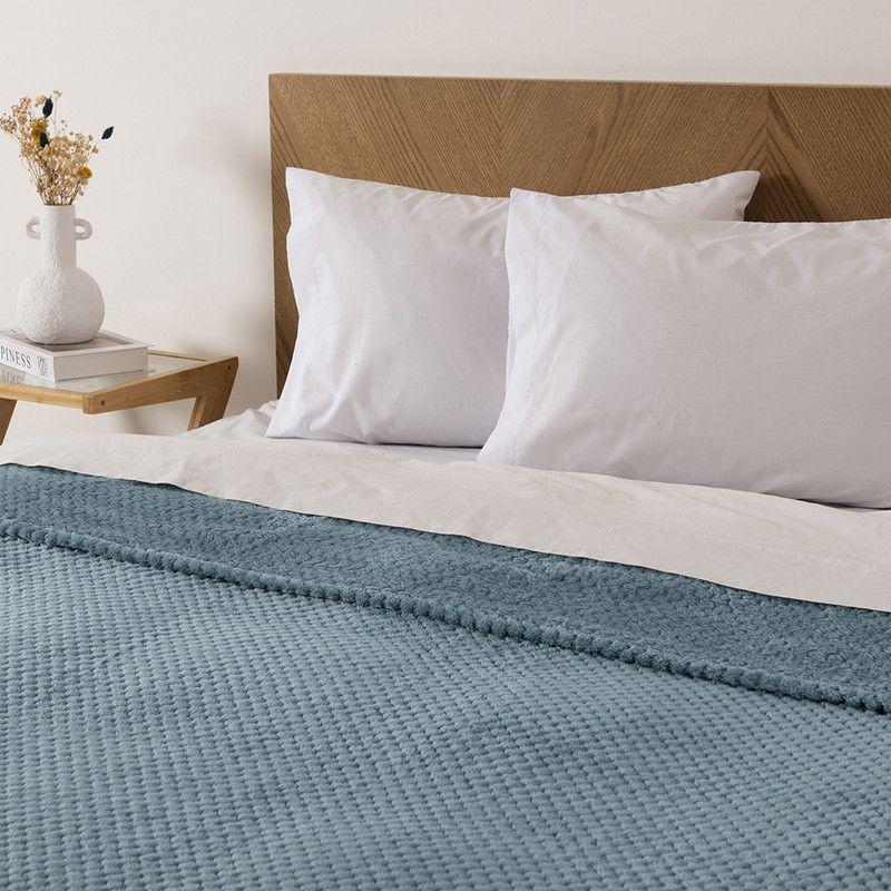 Frazada PopCorn 2 P Celeste Inv-2