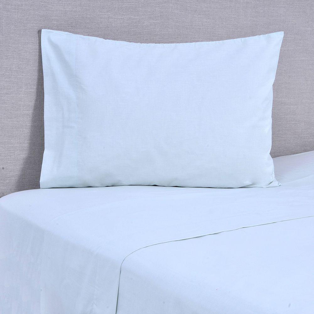 Sabana lisa 144 Hilos 144H 1.5P Verde Agua-0