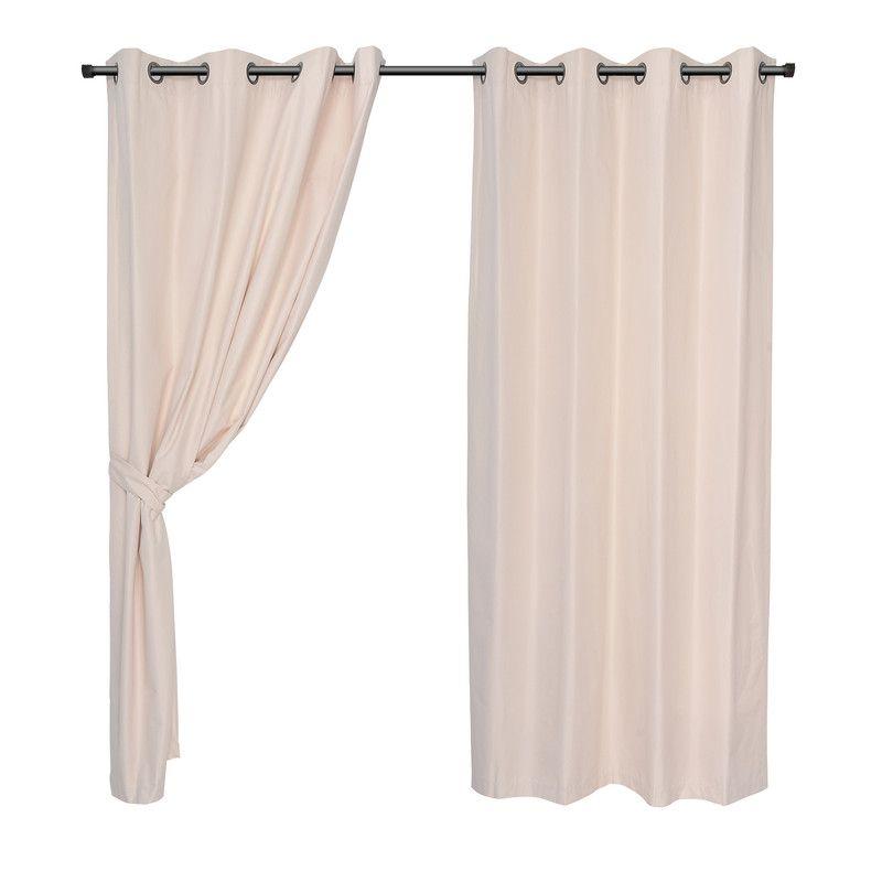 Set Cortinas SunOut Arg. 140x220 Crudo-0